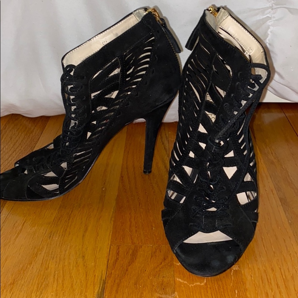 Nine West Black Suede booties